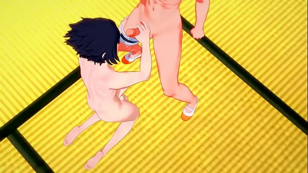 Stort Naruto Yaoi - Sasuke x Naruto hardsex in tatami - Sissy crossdress Japanese Asian Manga Anime Film Game Porn Gay varmt rør