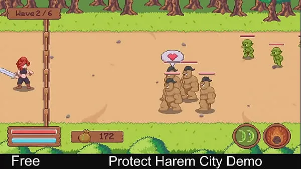 بڑی Protect Harem City Demo گرم ٹیوب