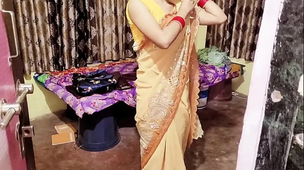 Stort What did the sister-in-law do by wearing a yellow sari and asked to fuck me on the CD varmt rør