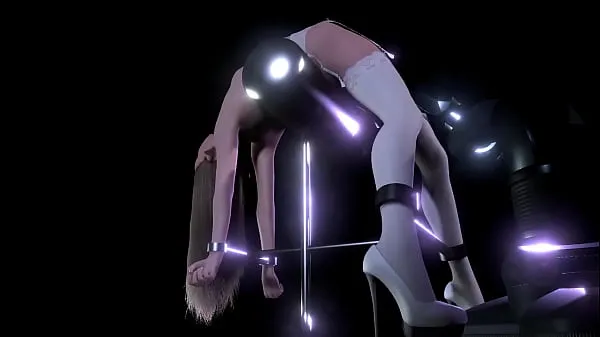 Velika Blonde Girl on a BDSM Sex machine | 3D Porn topla cev