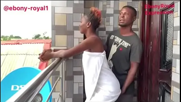 Lagos big boy fuck her step sister at the balcony full video on Red Tiub hangat besar