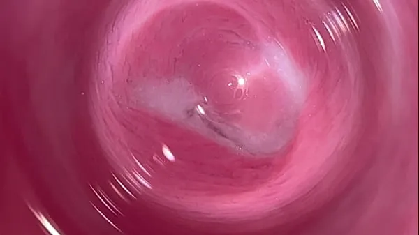 Big Camera inside vagina warm Tube