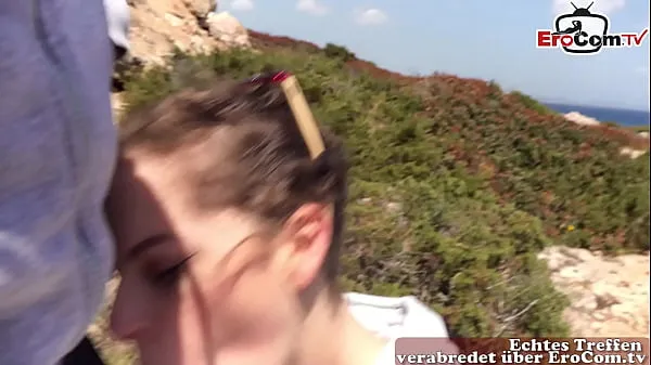 Nagy German skinny amateur young woman giving public blowjob in mallorca meleg cső