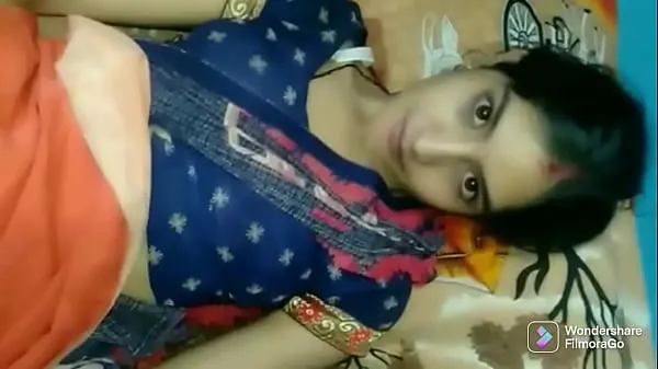 Große Indisches jungfräuliches Mädchen hat mit Freund Jungfräulichkeit verlorenwarme Röhre
