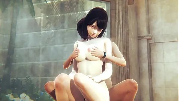Hentai 3D Uncensored - Couple having sex in spa - Japanese Asian Manga Anime Film Game Porn Tabung hangat yang besar