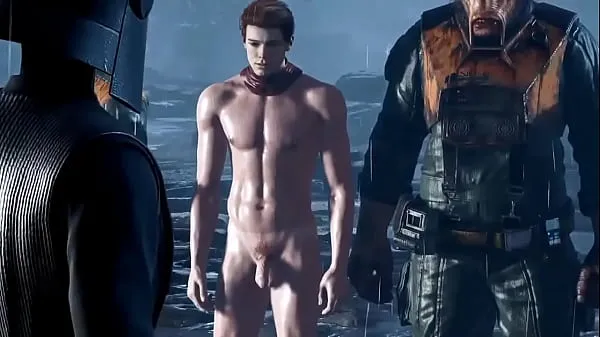 Big Sexy naked 3D scene in video game warm Tube