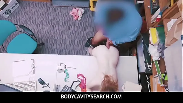 Big BodyCavitySearch - Mr Officer Manipulating Young Tiny Tits Dolly Leigh to Fucks Her warm Tube