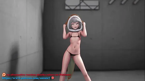 Grote HoloLive Gawr Gura Hentai Sex and Dance 热爱105°C的你 Undress Creampie MMD 3D RED SHARK COLOR EDIT SMIXIX warme buis