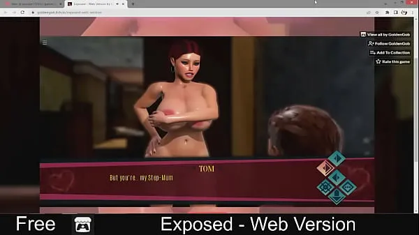 Big Exposed - Web Version (free game itchio ) Visual Novel warm Tube