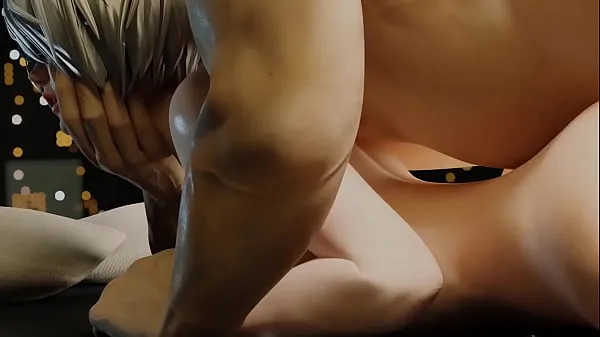 Stort 3D Compilation: NierAutomata Blowjob Doggystyle Anal Dick Ridding Uncensored Hentai varmt rør