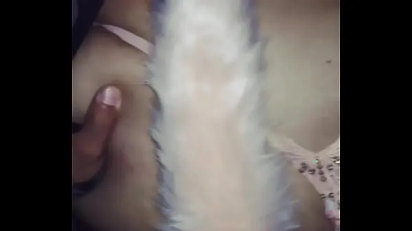 Ống ấm áp BianquinhaFox giving hot on all fours dressed as a naughty fox taking cum inside lớn