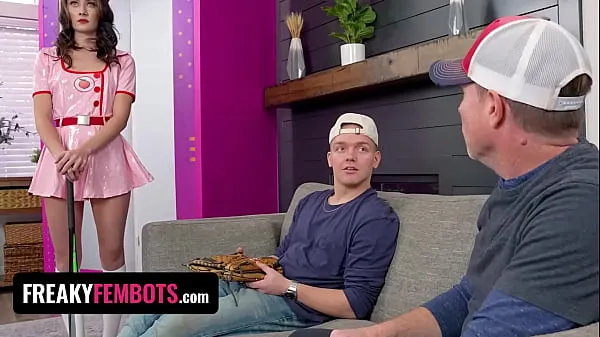 Stort Sex Robot Veronica Church Teaches Inexperienced Boy How To Make It To Third Base - Freaky Fembots varmt rør