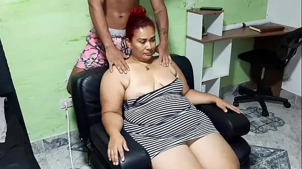 A delicious tit massage for my stepmother أنبوب دافئ كبير