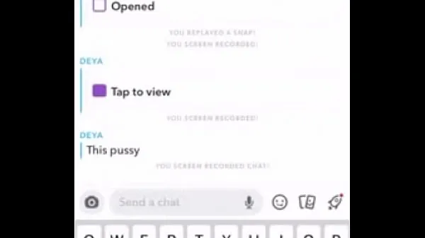 Teen Latina slut snapchats a video of her pussy for me Tabung hangat yang besar