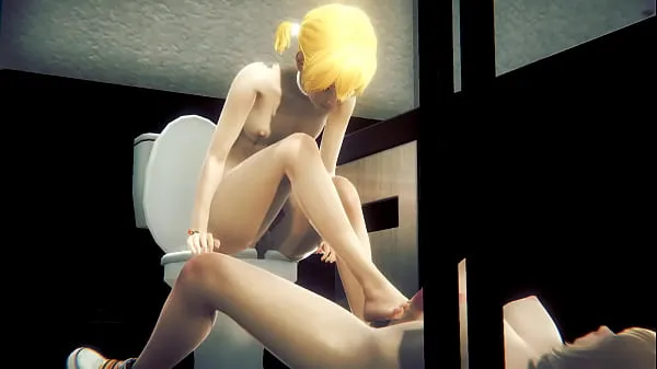 Duża Yaoi Femboy - Futanari Fucking in public toilet Part 1 - Sissy crossdress Japanese Asian Manga Anime Film Game Porn Gay ciepła tuba