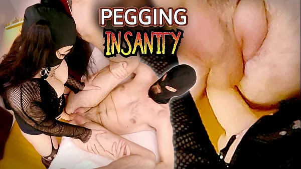 Ống ấm áp Pegging and fucking like you've never seen it lớn