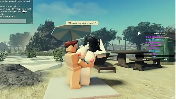Creampied Her Pussy In Roblox (feat Tiub hangat besar