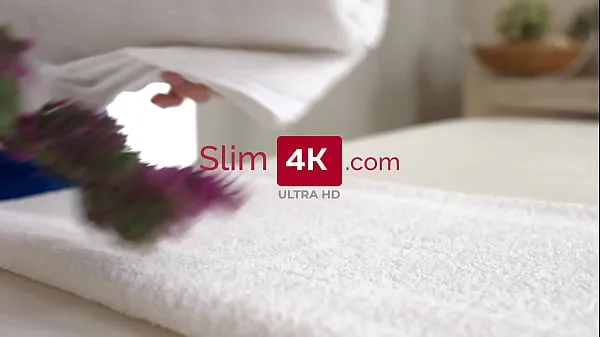 Stort Slim4K - Skinny teen massaged till creampie varmt rør