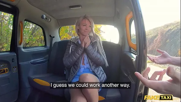 Big Fake Taxi GILF has no cash to pay the driver so she fucks him for payment warm Tube