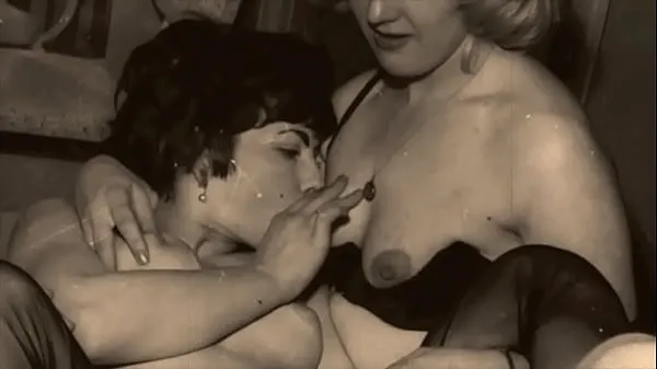 Suuri Vintage Hardcore 'Vintage Threesome lämmin putki