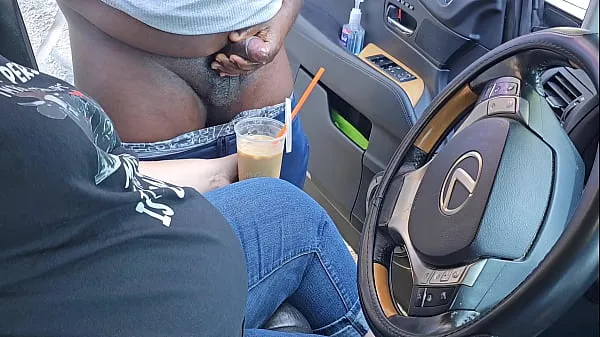 Big I Asked A Stranger On The Side Of The Street To Jerk Off And Cum In My Ice Coffee (Public Masturbation) Outdoor Car Sex warm Tube