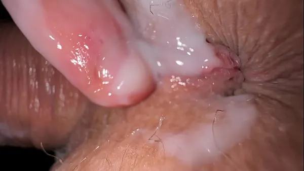 Velika Extreme close up creamy sex topla cev