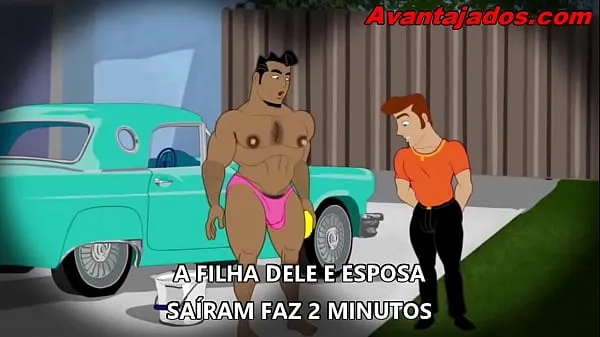 Stort Gay porn in Drawing Professor Putão varmt rør