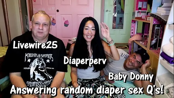 Big Answering random Sex questions with diaper fetish warm Tube