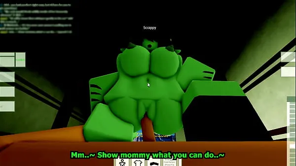 Grote Goblin girl pounded in roblox warme buis