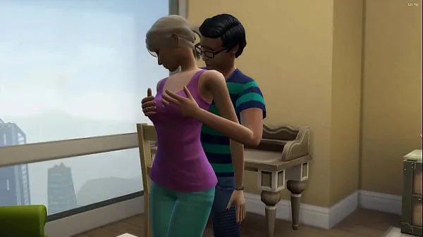 Büyük HOT Blonde Stepmom takes her nerdy stepson virginity to help him have sex for the first time sıcak Tüp