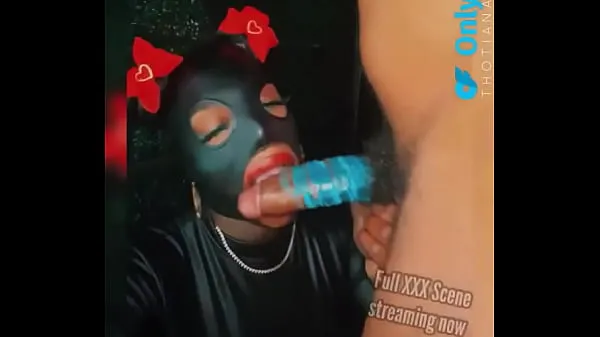 Big Tranny Sucks FRUIT ROLL UP Candy clean off my Dick warm Tube