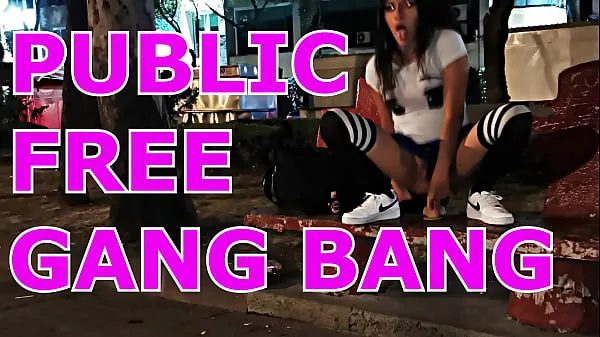 Big Gang bang in the street, the police arrive warm Tube
