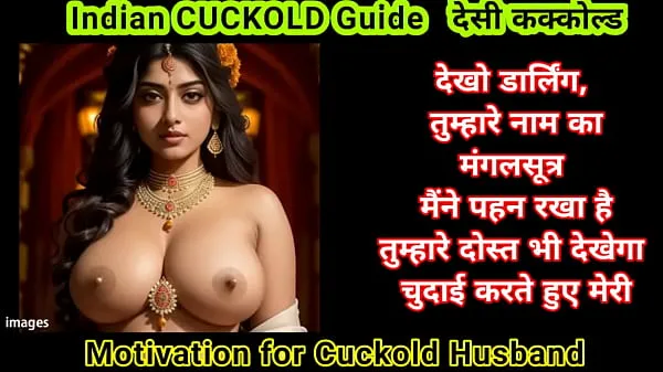 Cuckold Motivation 1 (Indian wife doing cuckold sex for first time Hindi audio Tabung hangat yang besar