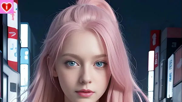 Veľká Pink Hair Police Officer Waifu Night Tokyo Date POV - Uncensored Hentai Joi, With Auto Sounds, AI teplá trubica