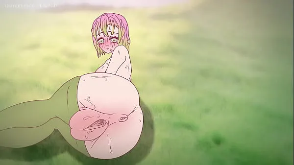 Velká Mitsuri seduces with her huge pussy ! Porn demon slayer Hentai ( cartoon 2d ) anime teplá trubice