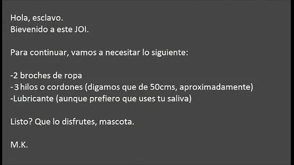 Velká JOI - CEI - Domination (audio and text in Spanish teplá trubice