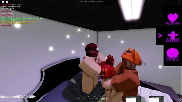 Gros Some random girl gets threesome in roblox tube chaud