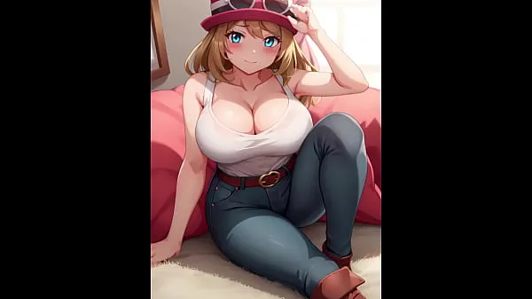 Serena Nude Pokemon Tabung hangat yang besar