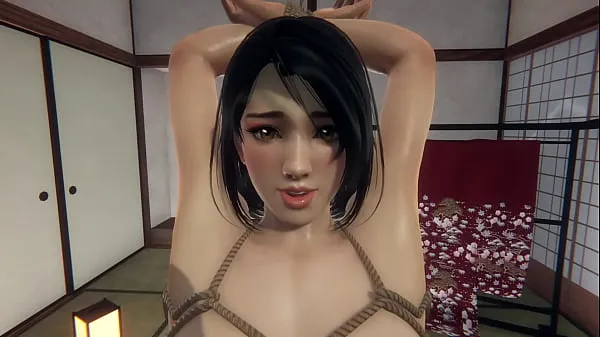 Suuri Japanese Woman Gets BDSM FUCKED by Black Man. 3D Hentai lämmin putki