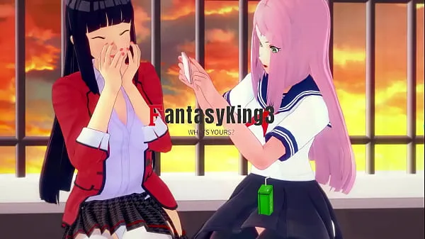 Veľká Hinata Hyuga and Sakura Haruno love triangle | Hinata is my girl but sakura get jealous | Naruto Shippuden | Free teplá trubica