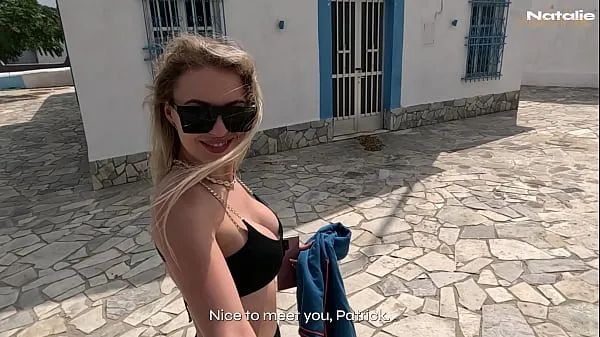 Ống ấm áp Dude's Cheating on his Future Wife 3 Days Before Wedding with Random Blonde in Greece lớn