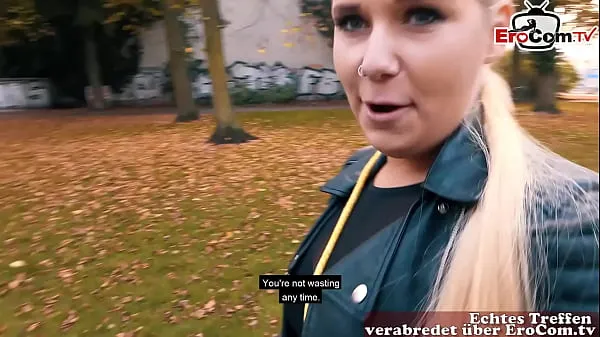Big Risky public sex with German blonde young woman slut and almost caught warm Tube