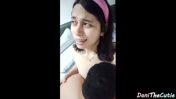 Ống ấm áp beautiful amateur tranny DaniTheCutie is fucked deep in her ass before her breasts were milked by a random guy lớn