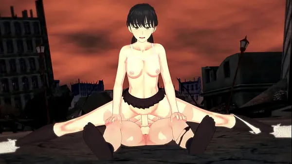 Kobeni gets penetrated by Futa Makima - 3D Hentai Tiub hangat besar