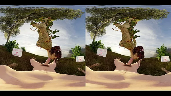 Veľká VReal 18K Poison Ivy Spinning Blowjob - CGI teplá trubica