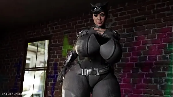 Grote Cat Woman get a big dick in her ass warme buis