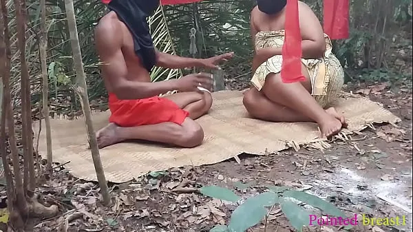 Big Ambitious house wife went to baba native doctor to collect charm to enable her manipulate the chairman of her village to make her his second wife, end up getting banged by baba's big dick in the shrine warm Tube