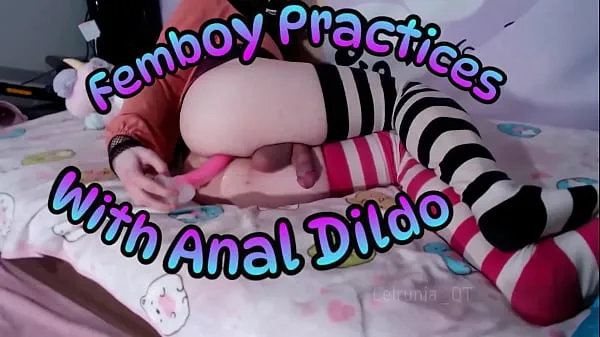 Femboy Practices With Anal Dildo! (Teaser Tiub hangat besar