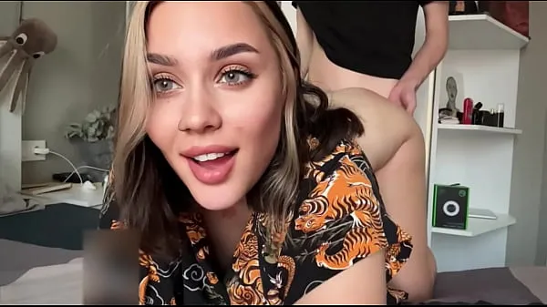 Stort The hot model took revenge on her boyfriend with his best friend and made a video varmt rör