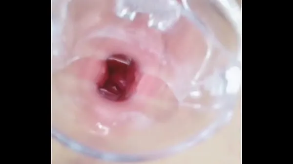 Pink uterine mouth Tabung hangat yang besar